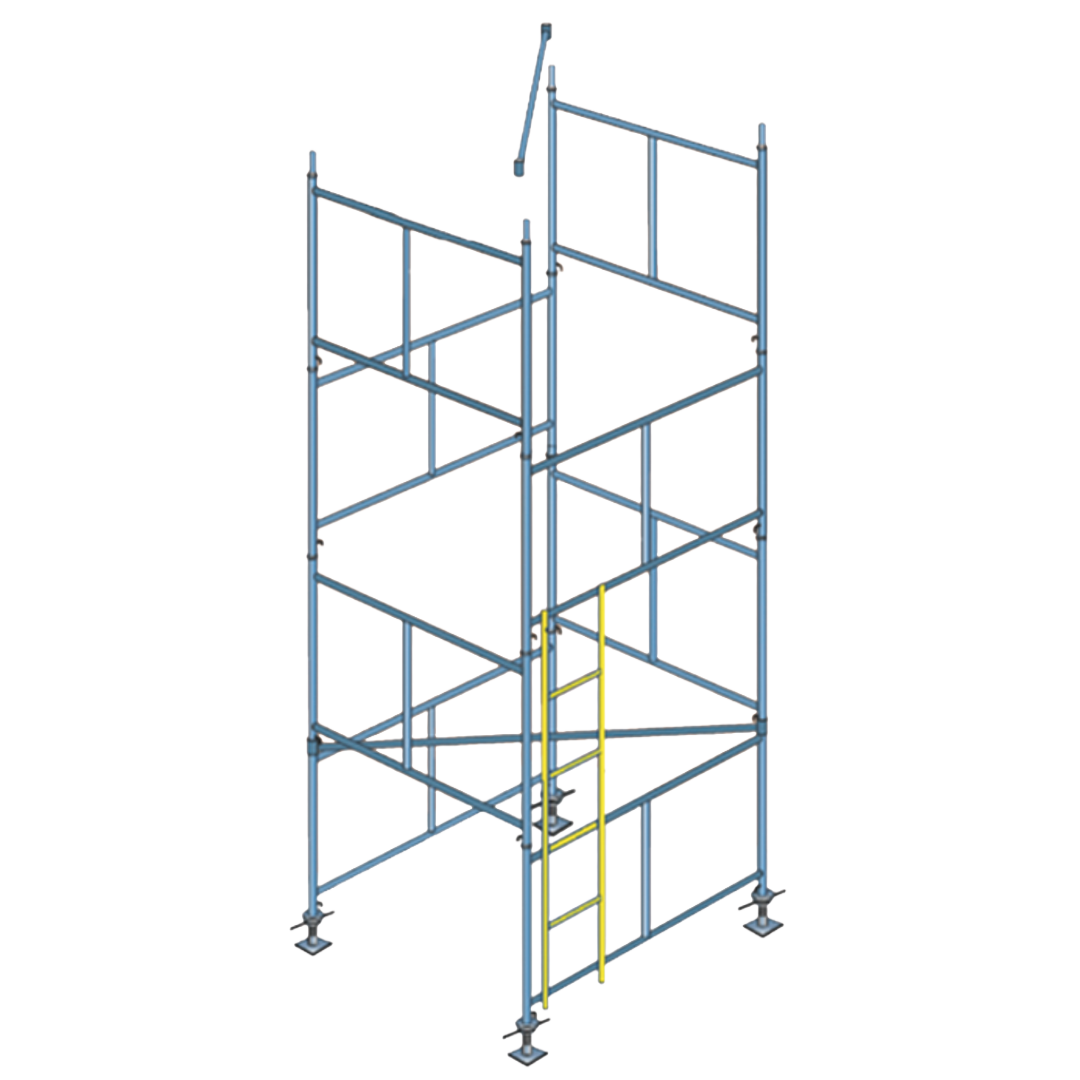 Passo 4 — Diagonais a cada 3 metros