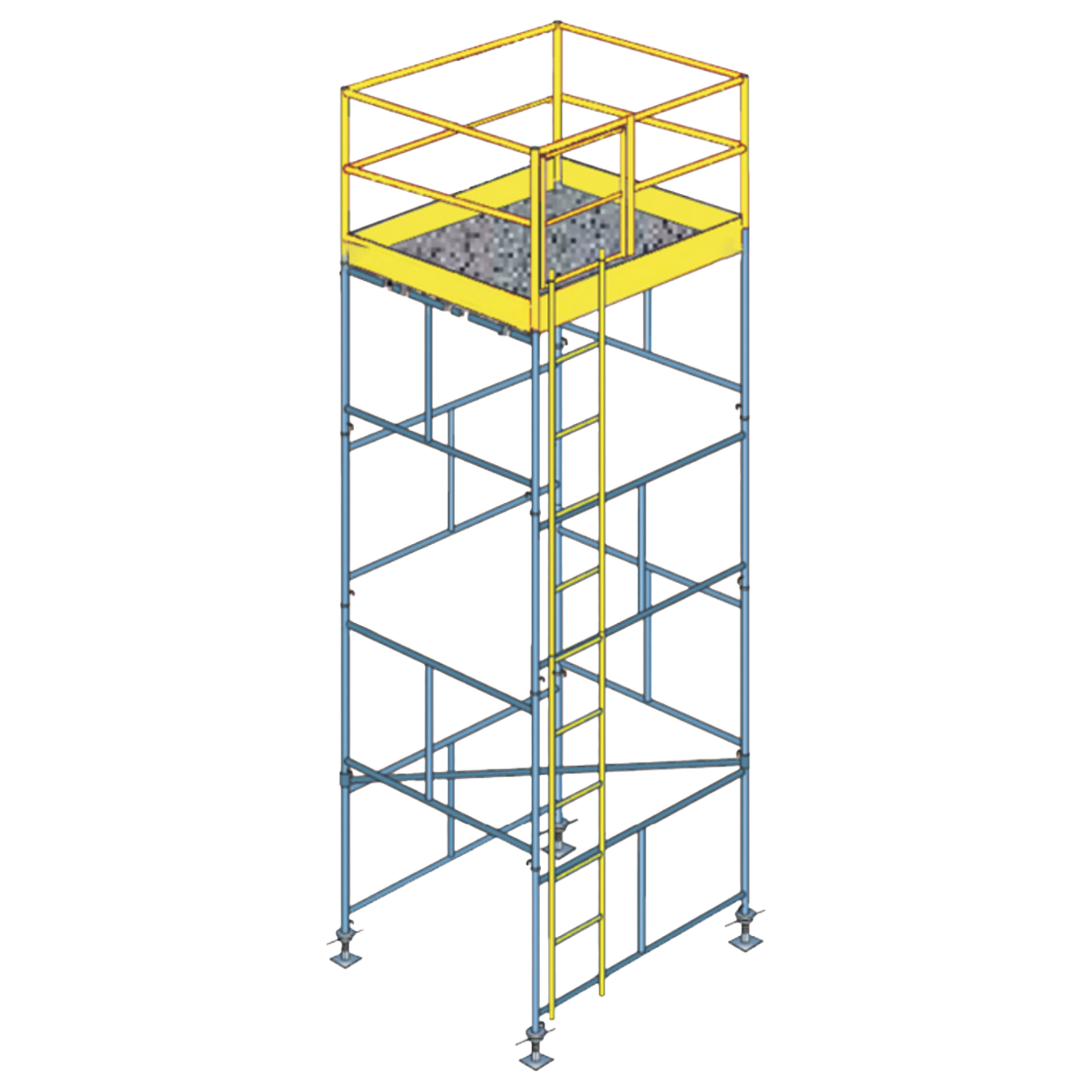 Passo 5 — Plataforma com guarda-corpo